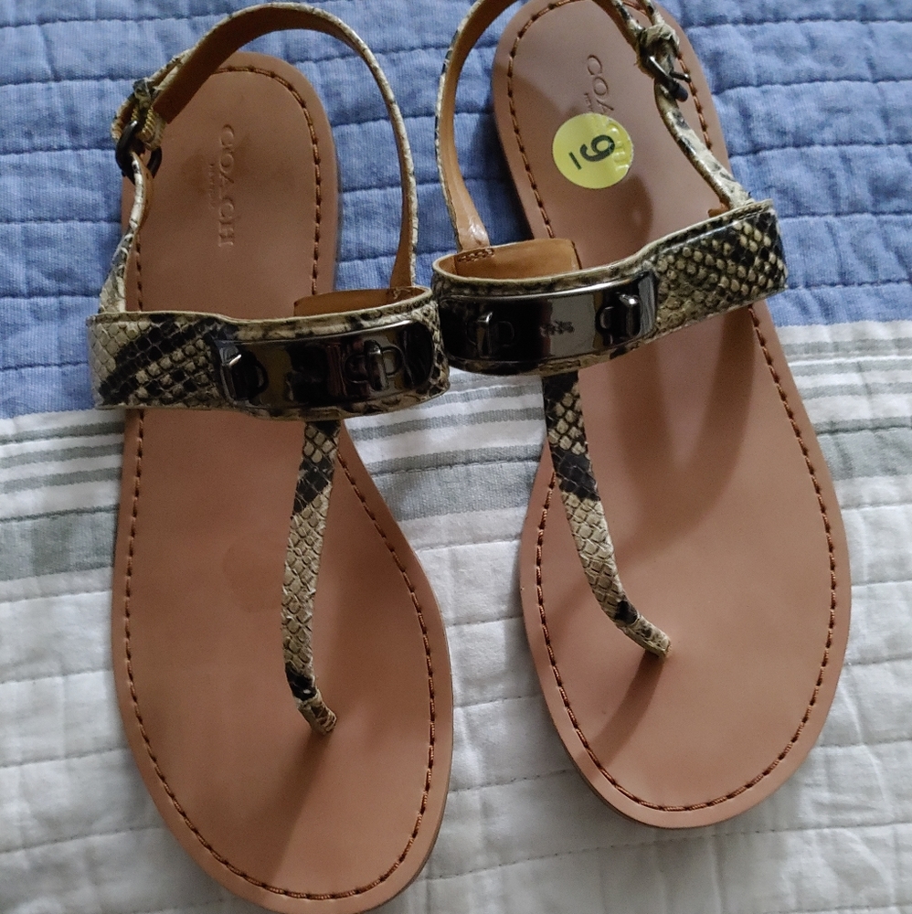 Ladies coach sandles